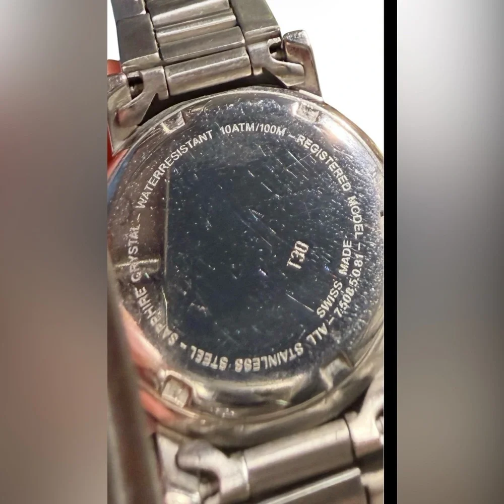 VINTAGE TURLER SWISS MADE WOMEN’S WATCH 30mm SAPPHIRE 100 M STAINLESS STEEL